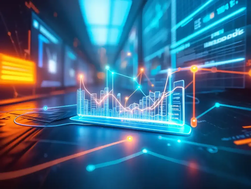 Advanced market analytics and data visualization for Texas businesses showing Digital Meshworks technical expertise solutions