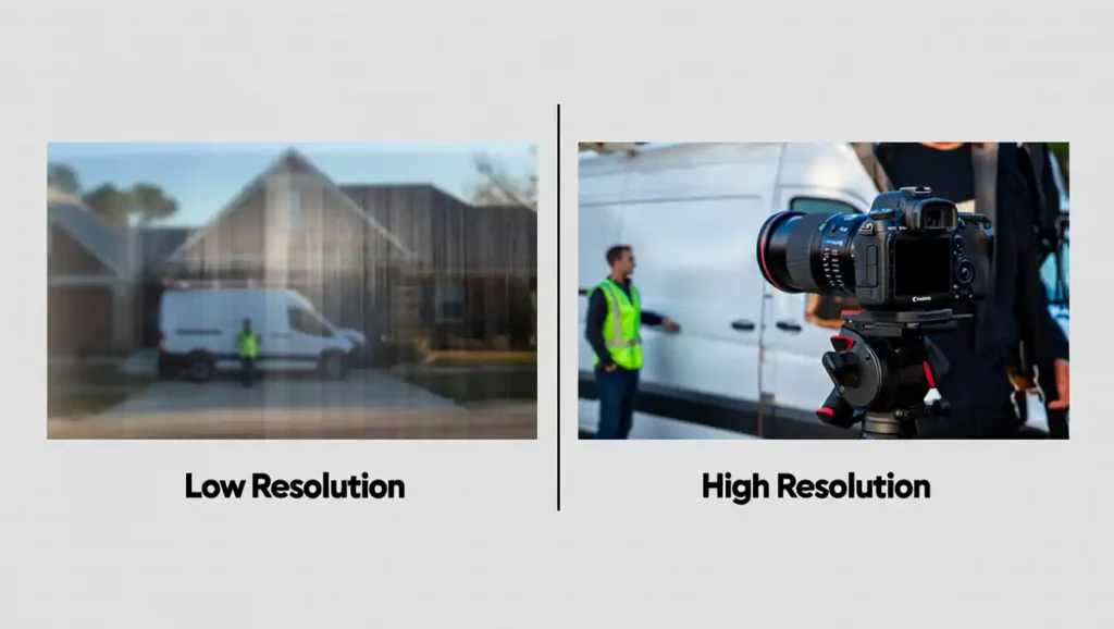 Professional photography quality comparison for Texas businesses showing Digital Meshworks visual optimization solutions