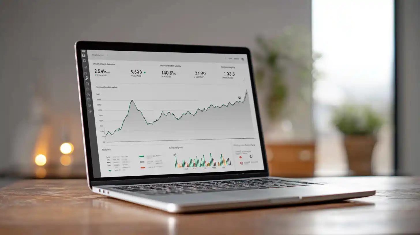 Google Business Profile insights dashboard showing search views and customer actions