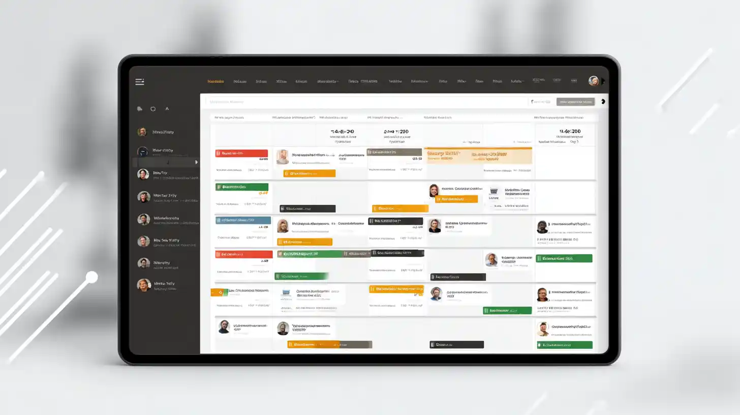Google Posts scheduling interface showing planned contractor content